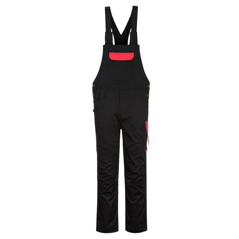 SALOPETĂ DE LUCRU PORTWEST PW243-PW2 negru-roșu