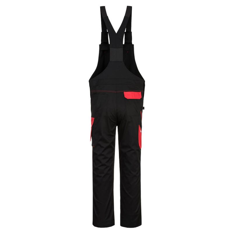 SALOPETĂ DE LUCRU PORTWEST PW243-PW2 negru-roșu - imagine 3
