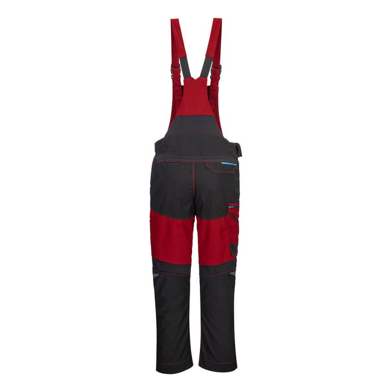 SALOPETĂ DE LUCRU PORTWEST T704-WX3 roșu-negru - imagine 3