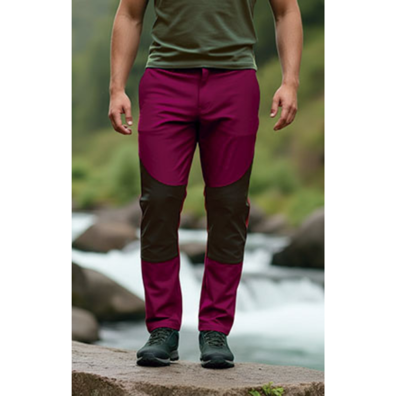 Pantalon trekking MERIDIUM grena mahon