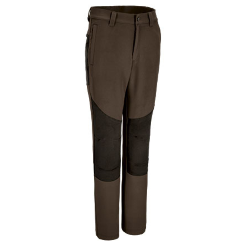 Pantalon trekking MERIDIUM maro-negru