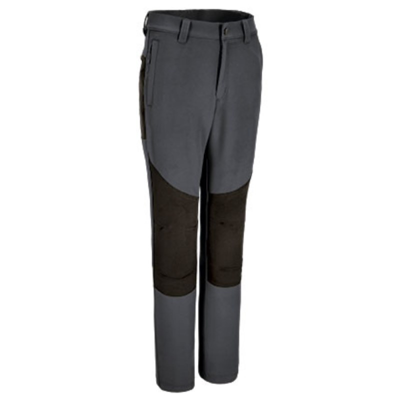 Pantalon trekking MERIDIUM gri-negru