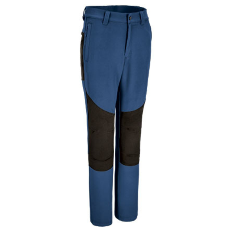Pantalon trekking MERIDIUM albastru metalic-negru